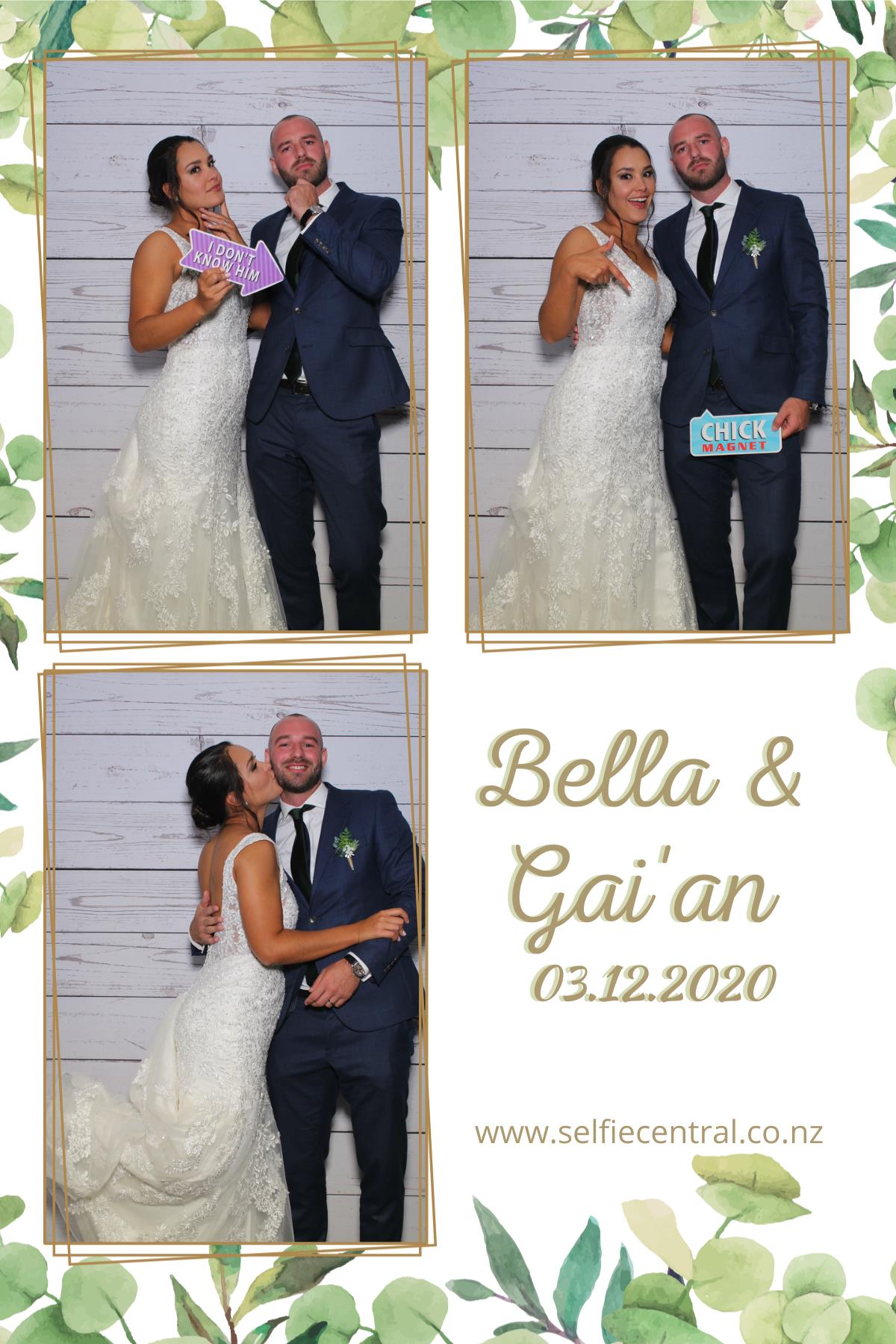 Bella & Gai'an's wedding | View more photos from the event at gallery.photobooth.co.nz/u/SelfieCentral/Bella-Gaians-wedding